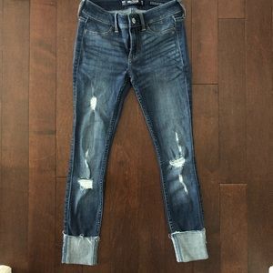 Hollister cropJeggings size 23